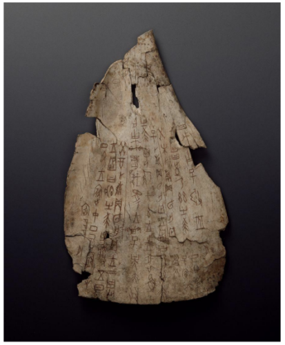 Figure 2 : inscriptions oraculaires sur carapaces de tortues